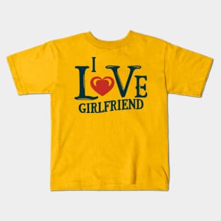 Girlfriend gifts from boyfriend I love you Kids T-Shirt